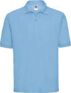 Niebieski t-shirt Russell z krótkim rękawem