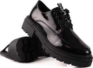 GKM Sznurowane buty czarny W stylu casual Obuwie Półbuty Sznurowane buty 