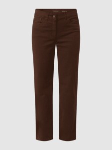 Brązowe jeansy Zerres w street stylu z bawełny