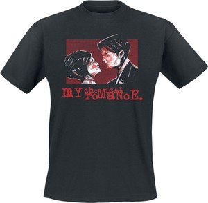 Czarny t-shirt My Chemical Romance z nadrukiem