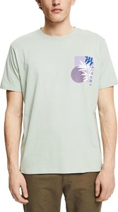 T-shirt Esprit z krótkim rękawem z nadrukiem w młodzieżowym stylu