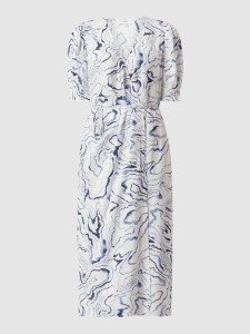 Sukienka Suncoo Paris z krótkim rękawem w stylu casual z dekoltem w kształcie litery v