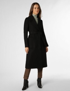 Czarny płaszcz Apriori w stylu klasycznym