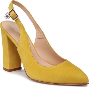 Żółte sandały Solo Femme