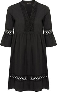 Czarna sukienka MEXX mini w stylu casual z długim rękawem