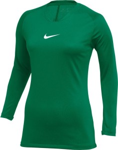 Zielona bluzka Nike z długim rękawem