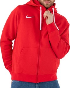 Czerwona bluza Nike w sportowym stylu z bawełny