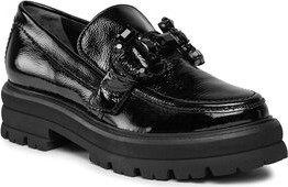 Czarne buty Kennel + Schmenger sznurowane na platformie