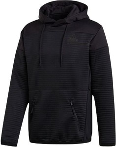 Czarna bluza Adidas w sportowym stylu z tkaniny