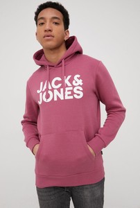 Różowa bluza Jack & Jones w młodzieżowym stylu