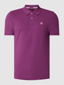 Fioletowy t-shirt McNeal w stylu casual z krótkim rękawem