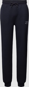 Spodnie Tommy Hilfiger w sportowym stylu z bawełny