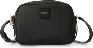 Czarna torebka Hugo Boss na ramię w wakacyjnym stylu