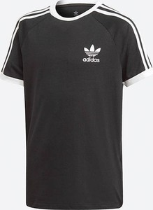 Czarna koszulka dziecięca Adidas Originals z krótkim rękawem dla chłopców