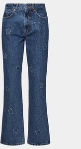Niebieskie jeansy Hugo Boss w street stylu