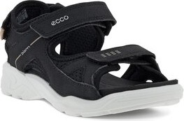 Czarne buty dziecięce letnie Ecco na rzepy