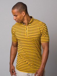 Żółty t-shirt Willsoor z krótkim rękawem w stylu casual