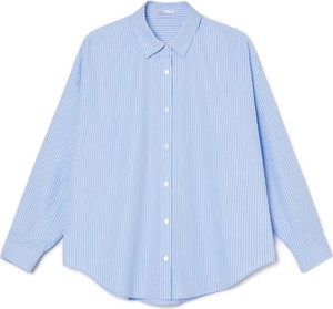 Niebieska koszula Cropp z tkaniny