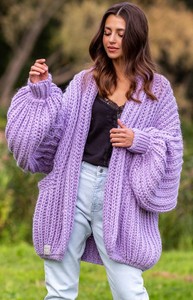 Fioletowy sweter Fobya