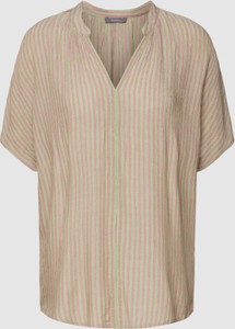 Bluzka Montego z dekoltem w kształcie litery v w stylu casual