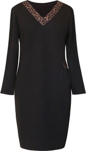 Czarna sukienka Sklep XL-ka z dresówki mini