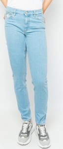 Niebieskie jeansy Trussardi z bawełny w street stylu