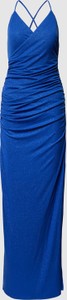 Niebieska sukienka Jake*s z dekoltem w kształcie litery v na ramiączkach maxi
