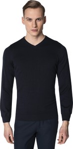Czarny sweter Recman w stylu casual