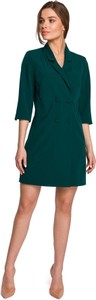 Zielona sukienka Stylove dwurzędowa mini
