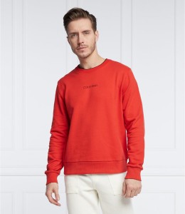 Czerwona bluza Calvin Klein w stylu casual