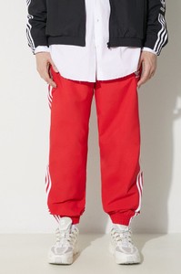 Czerwone spodnie Adidas Originals