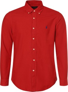 Czerwona koszula POLO RALPH LAUREN w stylu casual z długim rękawem