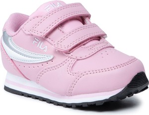 Różowe buty sportowe dziecięce Fila dla dziewczynek