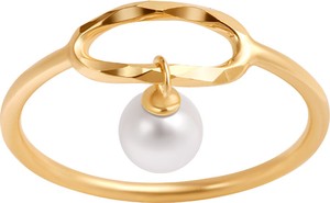 La Prima Shine - Biżuteria Yes Pierścionek złoty z perłą - La Prima Shine