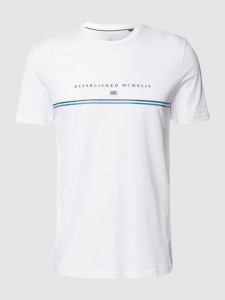 T-shirt Christian Berg z nadrukiem z krótkim rękawem