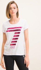 T-shirt Emporio Armani z okrągłym dekoltem z krótkim rękawem