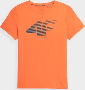Pomarańczowa koszulka dziecięca 4F