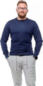 Niebieski sweter Wrangler w stylu casual