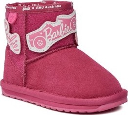 Różowe buty dziecięce zimowe Emu Australia dla dziewczynek