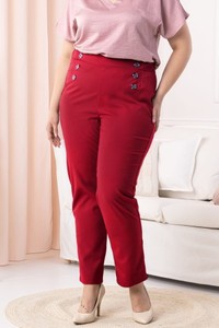 Spodnie KARKO z tkaniny w stylu klasycznym