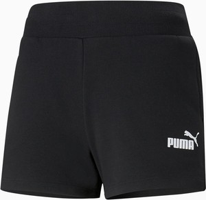 Czarne szorty Puma z bawełny w sportowym stylu
