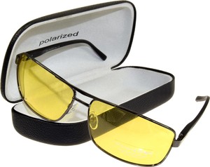 JK Collection Okulary męskie do jazdy nocą Polaryzacja