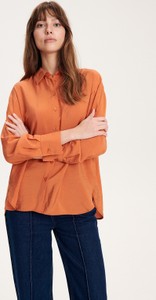 Pomarańczowa koszula Reserved w stylu casual