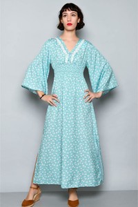 Niebieska sukienka Tarifa maxi