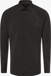 Czarna koszula Finshley & Harding z długim rękawem z klasycznym kołnierzykiem