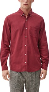 Czerwona koszula S.Oliver w stylu casual z długim rękawem
