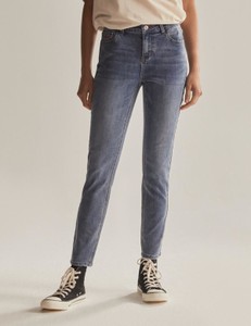 Granatowe jeansy Diverse w street stylu z tkaniny