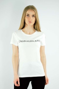 T-shirt Calvin Klein w młodzieżowym stylu z bawełny