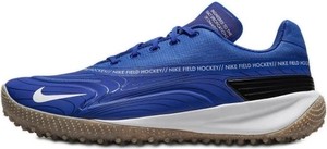 Niebieskie buty sportowe Nike z tkaniny sznurowane z płaską podeszwą