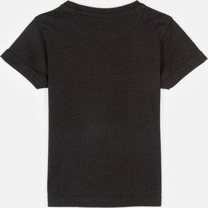Czarna koszulka dziecięca Gate dla chłopców z bawełny